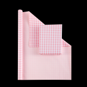 Pladuu Christmas Gift Kraft Wrapping Paper Roll, Blue, 17 inch x 32.8 feet, Golden Xmas Decoration Design for Christmas, Girls Kids Boys Baby